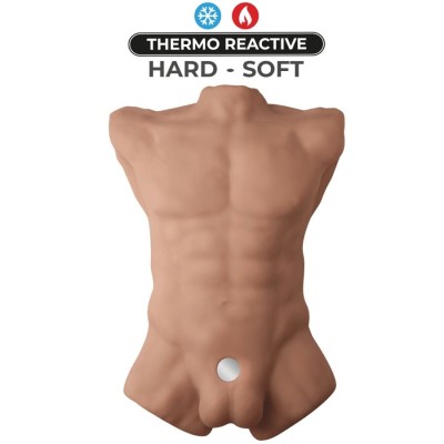 SILEXD APOLLO L TORSO REALISTICO MASCULINO CARAMELO