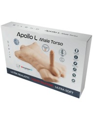 SILEXD APOLLO L TORSO REALISTICO MASCULINO CARAMELO