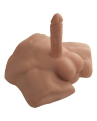 SILEXD APOLLO S TORSO BAJO REALISTICO MASCULINO CARAMELO