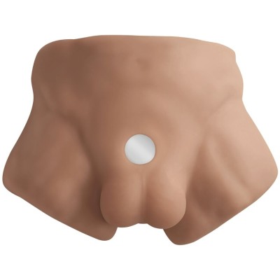 SILEXD APOLLO S TORSO BAJO REALISTICO MASCULINO CARAMELO