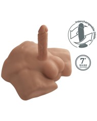 SILEXD APOLLO S TORSO BAJO REALISTICO MASCULINO CARAMELO