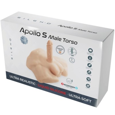 SILEXD APOLLO S TORSO BAJO REALISTICO MASCULINO CARAMELO