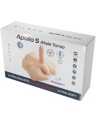 SILEXD APOLLO S TORSO BAJO REALISTICO MASCULINO CARAMELO