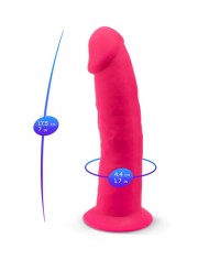 SILEXD MODELO 2 PENE REALISTICO SILICONA PREMIUM SILEXPAN FUCSIA 192 CM