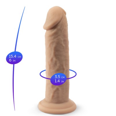 SILEXD PENE REALISTICO MODELO 2 SILICONA TERMOREACTIVO 154 CM