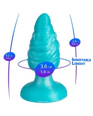 SILEXD MELTY PLUG ANAL FANTASY SILICONA LIQUIDA TERMOREACTIVO AZUL CELESTE 92 CM