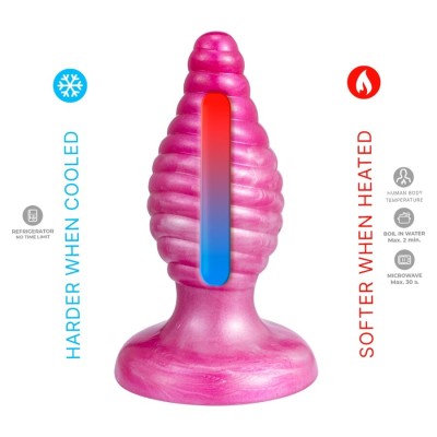 SILEXD CHERRY PLUG ANAL FANTASY SILICONA LIQUIDA TERMOREACTIVO ROSA 92 CM