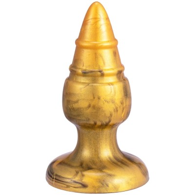 SILEXD GOLDY PLUG ANAL FANTASY SILICONA LIQUIDA TERMOREACTIVO ORO 92 CM