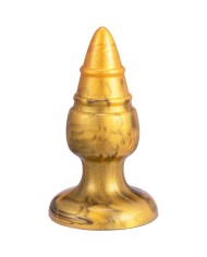 SILEXD GOLDY PLUG ANAL FANTASY SILICONA LIQUIDA TERMOREACTIVO ORO 92 CM