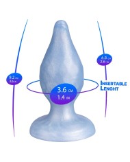SILEXD DIAMOND PLUG ANAL FANTASY SILICONA LIQUIDA TERMOREACTIVO AZUL PERLA 92 CM