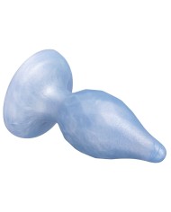 SILEXD DIAMOND PLUG ANAL FANTASY SILICONA LIQUIDA TERMOREACTIVO AZUL PERLA 92 CM