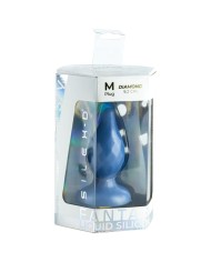 SILEXD DIAMOND PLUG ANAL FANTASY SILICONA LIQUIDA TERMOREACTIVO AZUL PERLA 92 CM