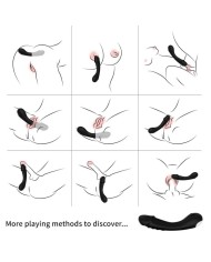 ARMONY DILDO VIBRADOR PUNTO G SILICONA NEGRO
