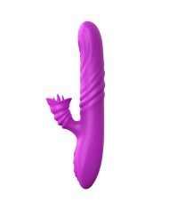ARMONY ANGELIA VIBRADOR MULTIFUNCION CON LENGUA ESTIMULADORA EFECTO CALOR VIOLETA