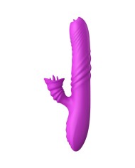 ARMONY ANGELIA VIBRADOR MULTIFUNCION DOBLE LENGUA EFECTO CALOR VIOLETA
