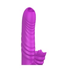 ARMONY ANGELIA VIBRADOR MULTIFUNCION DOBLE LENGUA EFECTO CALOR VIOLETA