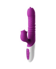 ARMONY VIBRADOR THRUSTING DOBLE LENGUA EFECTO CALOR VIOLETA