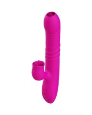 ARMONY FANNY VIBRADOR MULTIFUNCION DOBLE LENGUA EFECTO CALOR FUCSIA