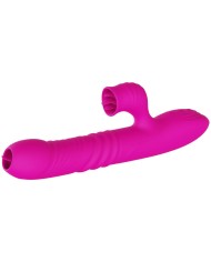 ARMONY FANNY VIBRADOR MULTIFUNCION DOBLE LENGUA EFECTO CALOR FUCSIA