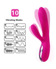 ARMONY VIBRADOR ESTIMULADOR FLEXIBLE EFECTO CALOR FUCSIA
