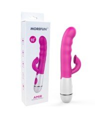 ARMONY AMIR VIBRADOR MULTIFUNCION CON LENGUA ESTIMULADORA 16 VELOCIDADES ROSA