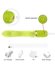 ARMONY VIBRADOR ESTIMULADOR PUNTO A INFLABLE VERDE
