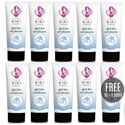 KIKI TRAVEL GEL DESLIZANTE EFECTO FRIO INTENSIFICADOR 50 ML 10 1 GRATIS
