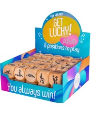 ALIVE GET LUCKY DADO 6 POSICIONES PACK 50 UNIDADES