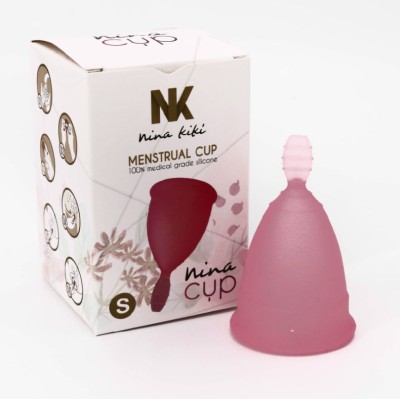 NINA KIKI COPA MENSTRUAL TALLA S ROSA 6 1 GRATIS