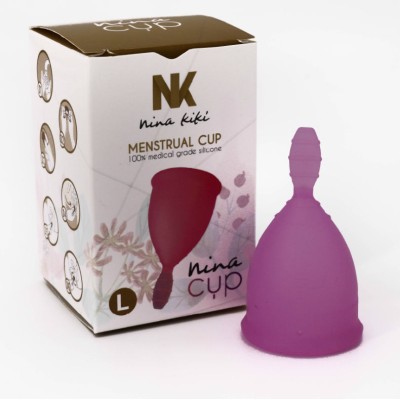 NINA KIKI COPA MENSTRUAL TALLA L LILA 6 1 GRATIS