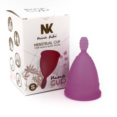 NINA KIKI COPA MENSTRUAL TALLA S LILA 6 1 GRATIS