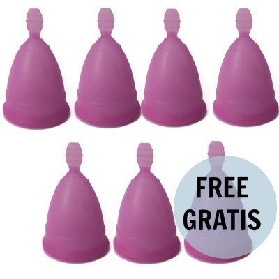 NINA KIKI COPA MENSTRUAL TALLA S LILA 6 1 GRATIS