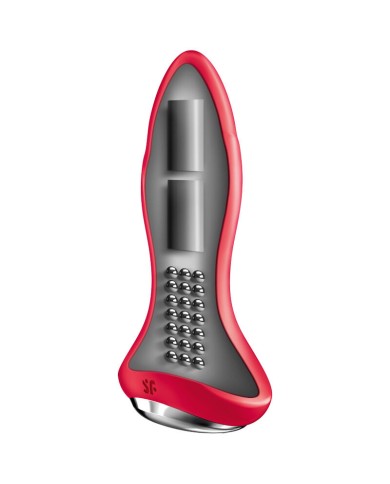 SATISFYER ROTATOR PLUG 1 PLUG VIBRADOR APP ROJO SATISFYER ROTATOR PLUG 1 PLUG VIBRADOR APP ROJO