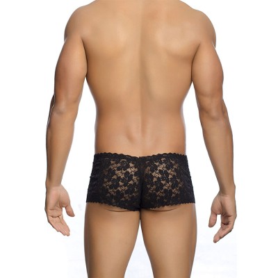 MOB BOXER ENCAJE NEGRO TALLA S M