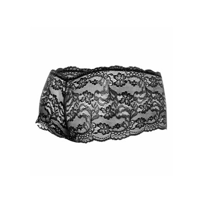 MOB BOXER ENCAJE NEGRO TALLA S M