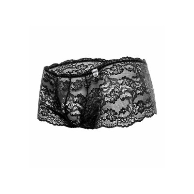 MOB BOXER ENCAJE NEGRO TALLA S M