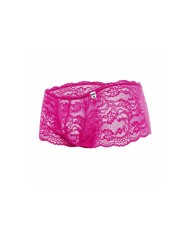 MOB BOXER ENCAJE ROSA TALLA S M