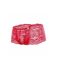 MOB BOXER ENCAJE ROJO TALLA S M