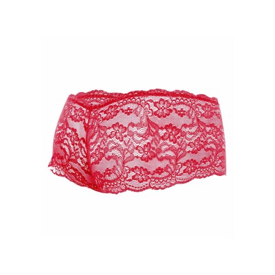MOB BOXER ENCAJE ROJO TALLA S M