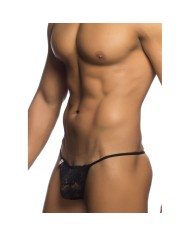 MOB TANGA DE ENCAJE NEGRO TALLA S M