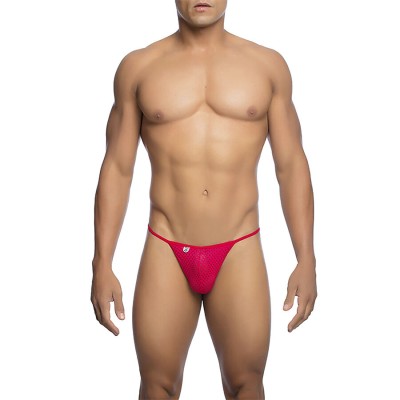 MOB V STRING DE MICROFIBRA ROJA TALLA S M