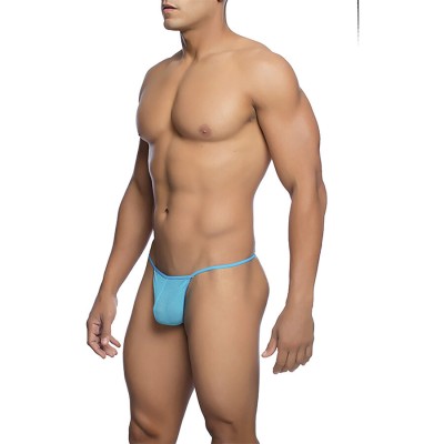 MOB TANGA TRANSPARENTE CON FORMA DE T AQUA TALLA S M