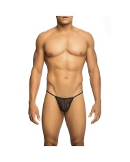 MOB TANGA TRANSPARENTE CON FORMA DE T NEGRO TALLA S M