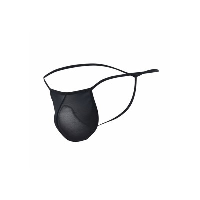 MOB TANGA TRANSPARENTE CON FORMA DE T NEGRO TALLA S M