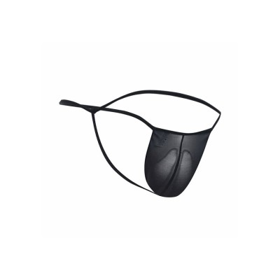 MOB TANGA TRANSPARENTE CON FORMA DE T NEGRO TALLA S M