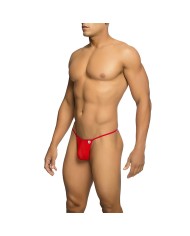 MOB TANGA TRANSPARENTE CON FORMA DE T ROJO TALLA S M