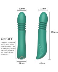 ARMONY VIBRADOR THRUSTING PUNTO G VERDE
