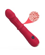 ARMONY DILDO VIBRADOR ESTIMULADOR PUNTO A TERMOAJUSTABLE ROJO