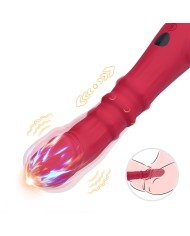 ARMONY DILDO VIBRADOR ESTIMULADOR PUNTO A TERMOAJUSTABLE ROJO