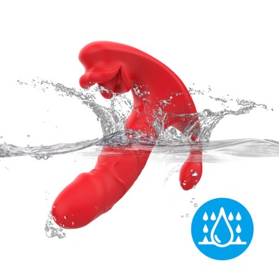 ARMONY VIBRADOR ANAL PANTY ESTIMULADOR PUNTO C Y G CONTROL REMOTO ROJO